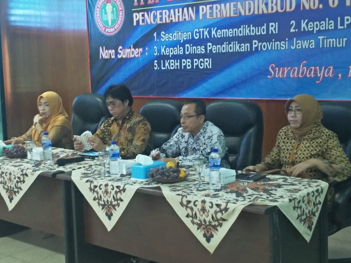 Pencerahan Ala YPLP Dasmen Jawa Timur: Sosialisasi Permendikbud Nomor 6 Tahun 2018