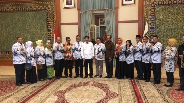 Audiensi Pengurus PGRI Provinsi Kepulauan Riau Dengan Plt. Gubernur Kepulauan Riau