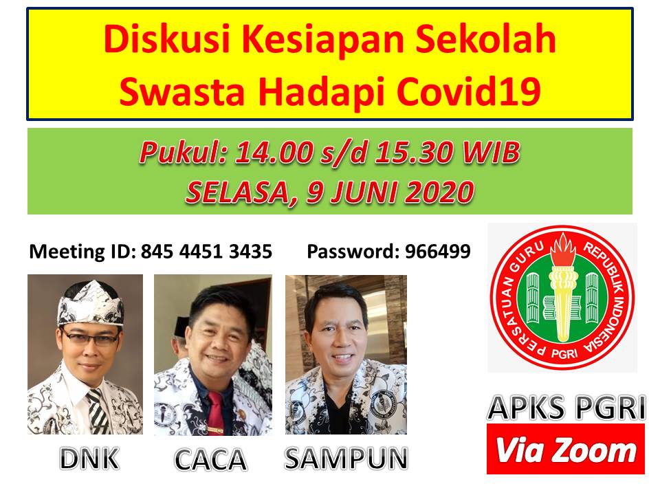 Diskusi Kesiapan Sekolah Swasta Menghadapi Wabah Covid-19