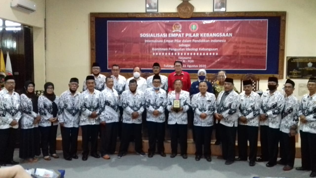 MPR RI Gandeng PGRI Tulungagung, Sosialisasi Empat Pilar Kebangsaan