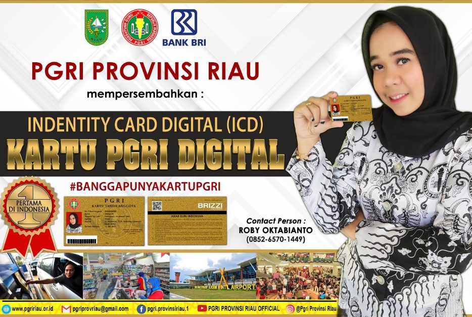 PERTAMA DI INDONESIA UPGRADE KTA DIGITAL, PGRI RIAU LUNCURKAN ICD