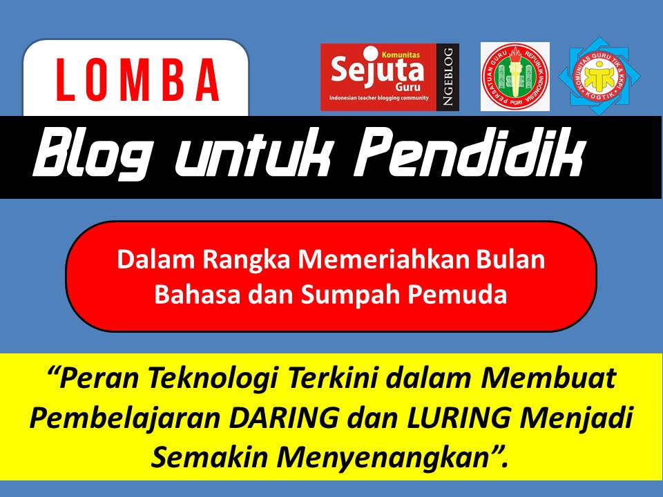 Ikutilah Lomba Blog Dalam Rangka Memeriahkan Bulan Bahasa dan Sumpah Pemuda