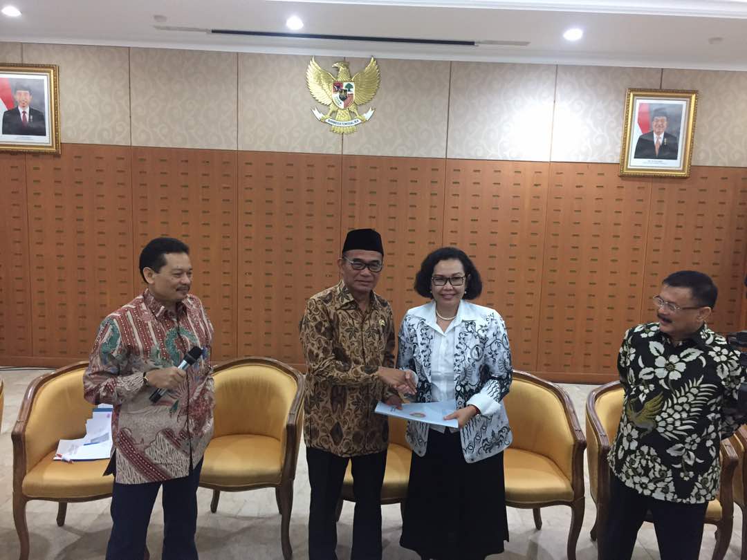 SILATURRAHIM PGRI DENGAN MENDIKBUD
