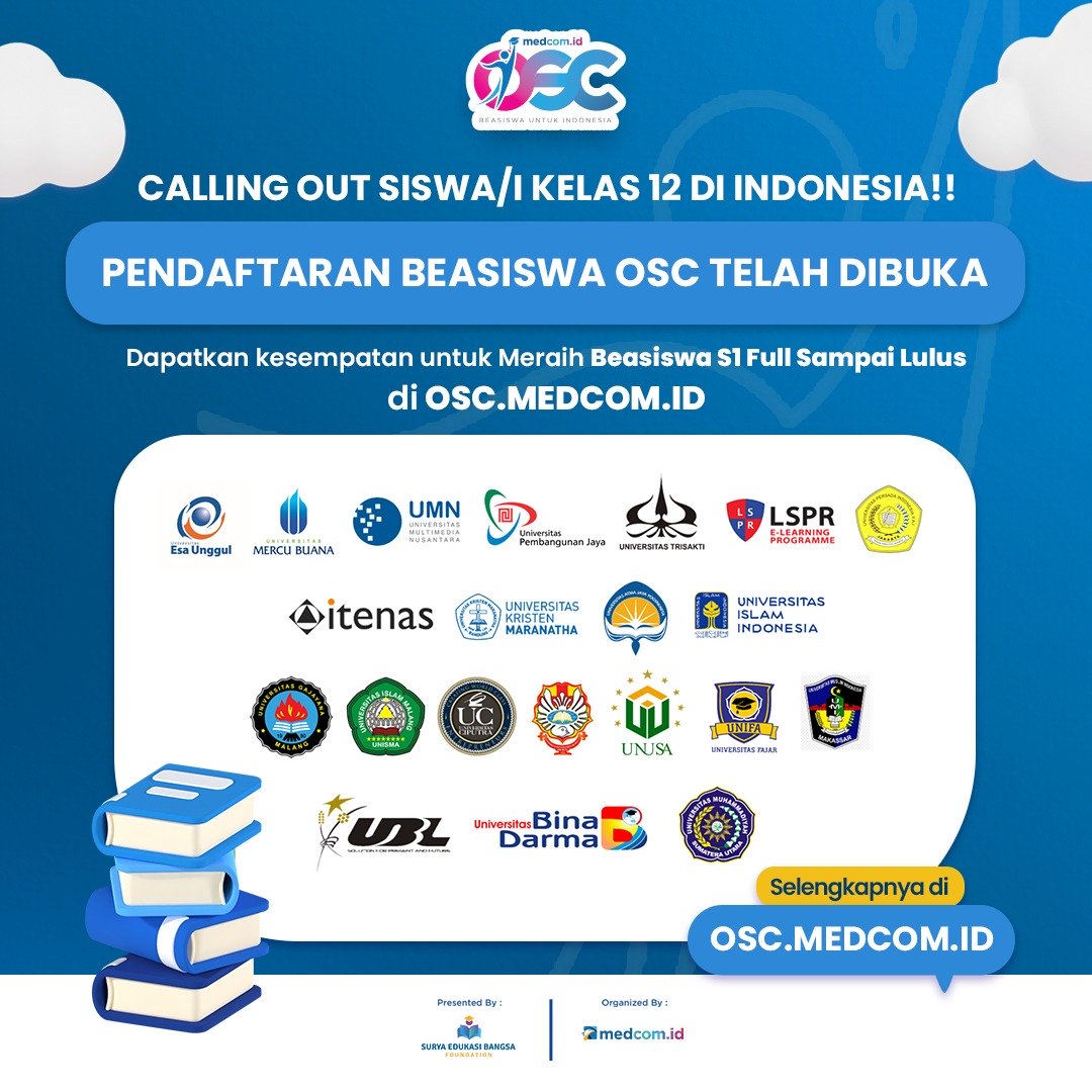 CALLING OUT SISWA/II KELAS 12 DI INDONESIA