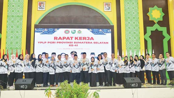 Perwakilan YPLP PGRI Provinsi Sumsel Gelar Raker ke-41