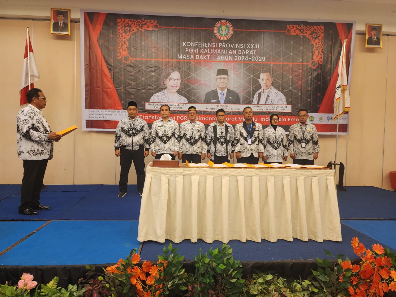 Muhamad Firdaus Kembali Terpilih Ketua PGRI